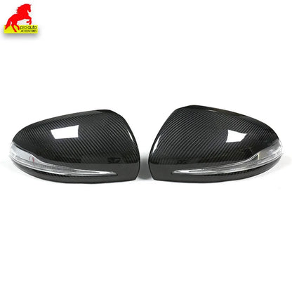 Car Dry Carbon Side Rearview Mirror Cover Trim for Mercedes B W247 C W205 E W213 W238 CLS C257 S W222 GLA H247 GLB X247 GLC W253