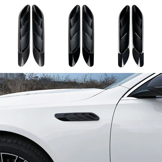 2Pcs Front Fender Side Air Vent Outlet Grille Trim for Mercedes-Benz C-Class W206 C200 C260 C63 AMG 2022+ Car Stickers Covers