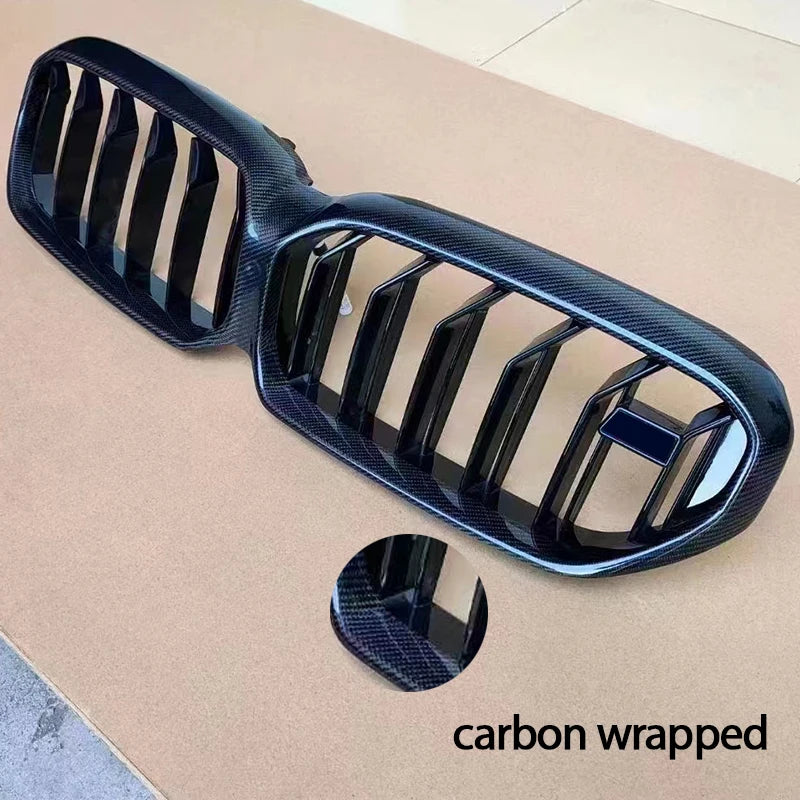 Piano Black Bumper Kidney Radiator Grille for BMW 2020 - 2022 G30 LCI 5-series Sedan, G31 LCI Estate, M5 F90, OEM Fitment