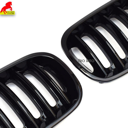 Car Front Bumper Radiator Grill Mesh Grille for 2003 - 2006 BMW X3 2.0i 2.5i 3.0i 2.0d xDrive20d 3.0d xDrive30d Cross Country CC