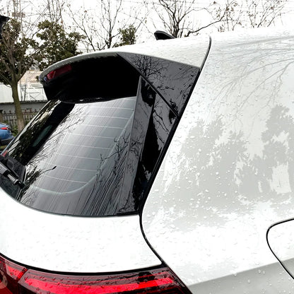 Rear Window Side Spoiler Diffuser Tail Fin Fit For VW Golf 8 Golf MK8 Carbon Fiber Look ABS Side Wing Car Accessories Decoration