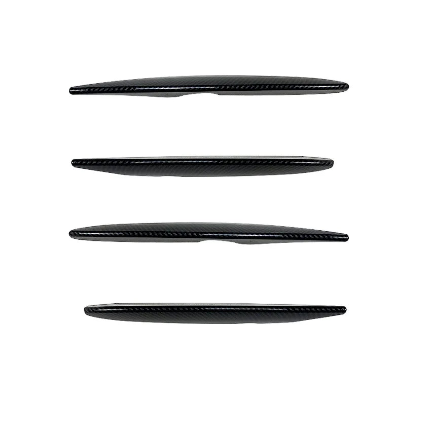 Car Front Canards Bumper Splitter Spoiler for Mercedes Benz GLC Class X253 2016-2019 GLC260 300 GLC43 AMG Mesh Grill Strip Trim