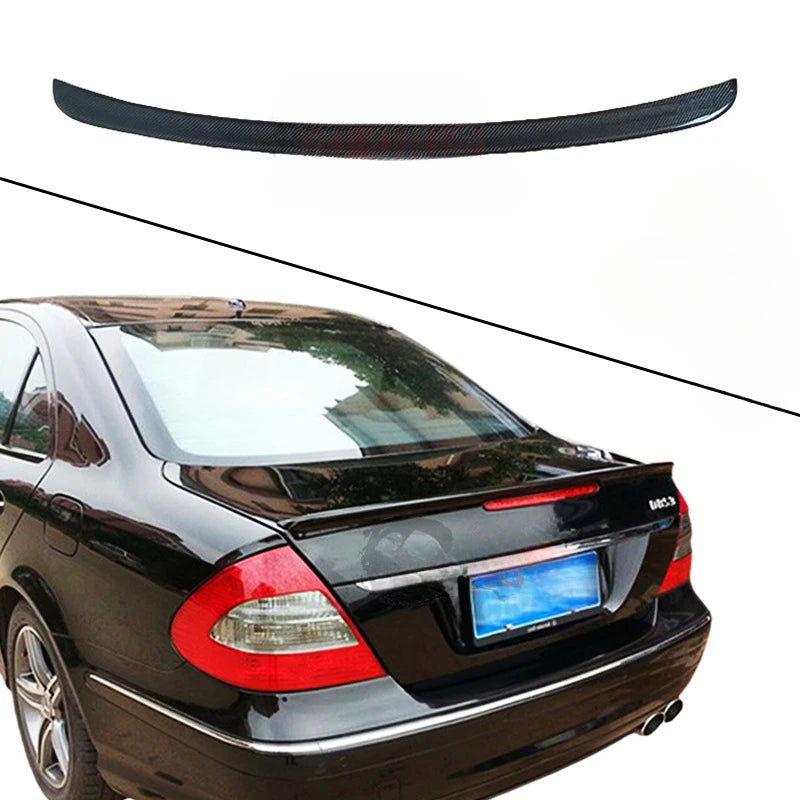 Rear Top Wing Spoiler for Mercedes Benz E-Class W211 2003-2009 Modified Tail Wings E240 280 320 350 AMG Non Perforated Styling