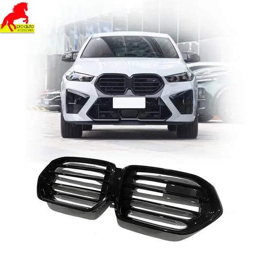 Front Bumper Grille Black Grill for BMW X6 G06 2019-2024 Modified To X6M F96 Racing Grills ABS Car Styling Accessories