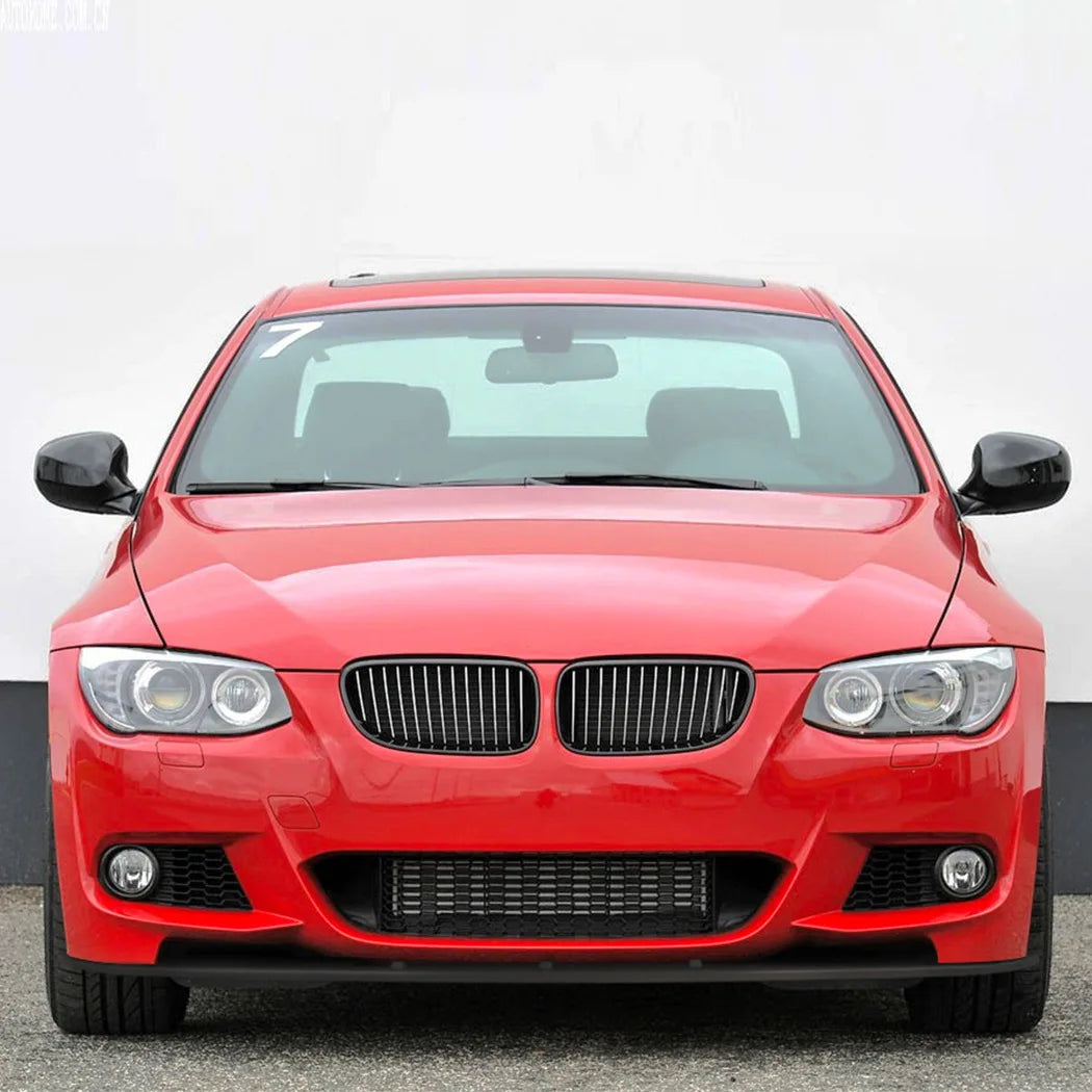 Front Bumper Lip for BMW 3 Series E92 E93 M Sport 2006-2013 Glossy Black Spoiler ABS Plastic Trim Cover Car Accessories Styling