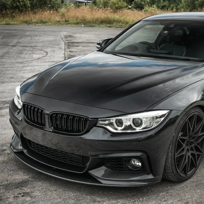 MP Style Front Bumper Splitter Lip Spoiler Diffuser Guard Body Kit Cover for BMW 4 Series F32 F33 M-Tech 2014-2020 Accessories