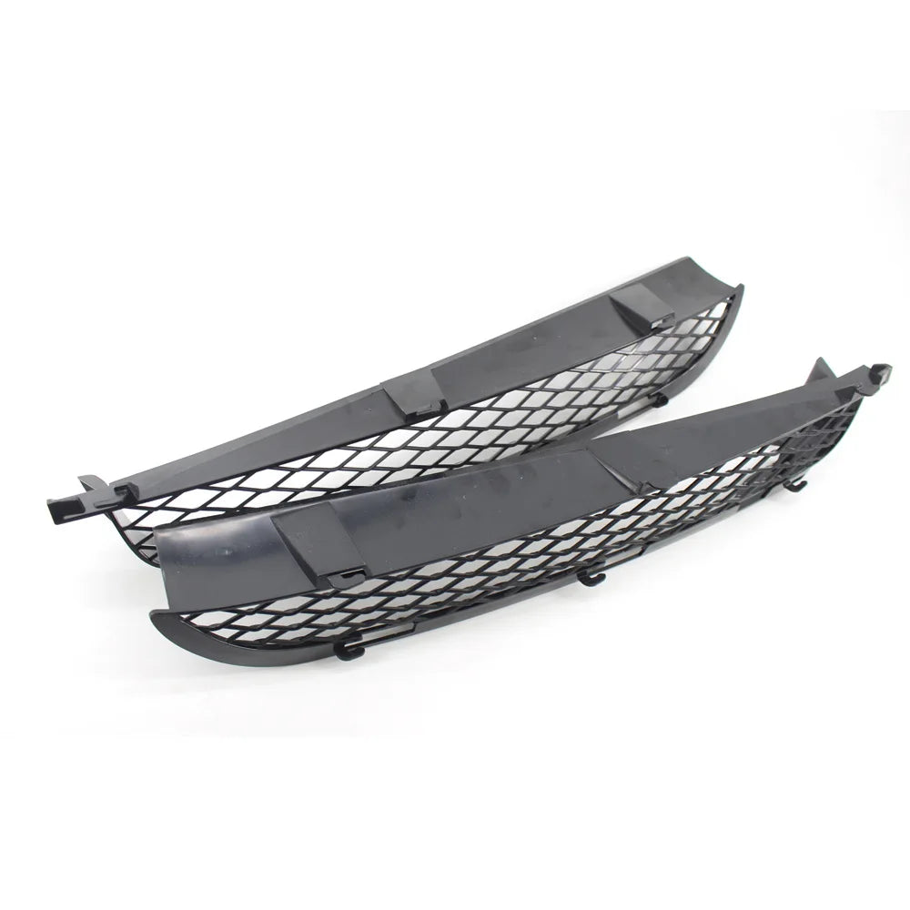 2 PCS Front Bumper Ventilation Grille Mesh Replacement for BMW X5 E53 2004-2006 Front Lower Grill Black Plastic Car Accessories