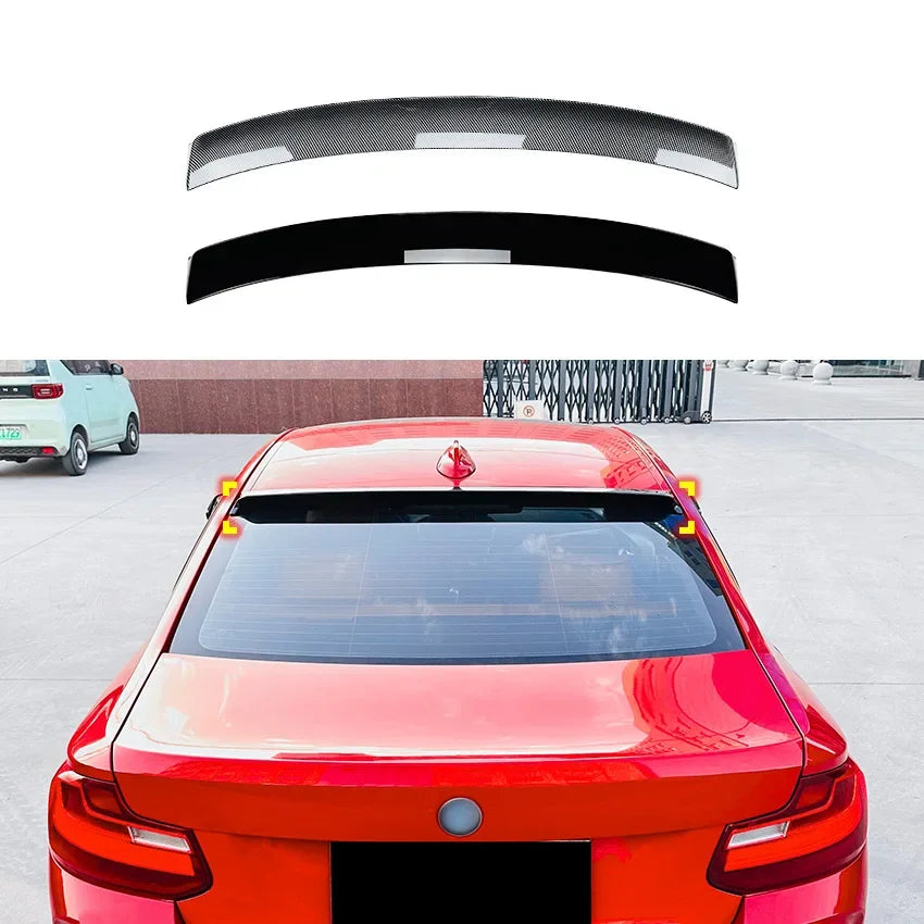 Rear Bumper Roof Trunk Tail Wing Lip Spoiler Diffuser for BMW 2 Series F22 2014-2019 Black Body Kit ABS Plastic Car Accessores