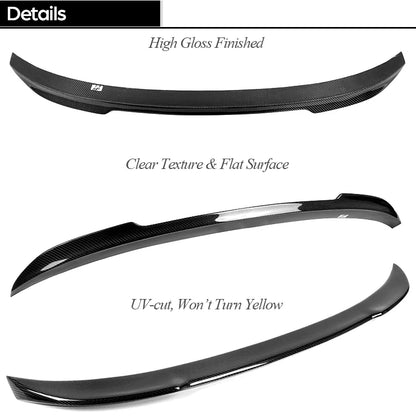 3*3 3K Carbon Fiber Rear Trunk Spoiler Car Wing for BMW 3 Series F30 2012 - 2018 318i 320i 330i 335i 340i & F80 M3 2015 - 2020