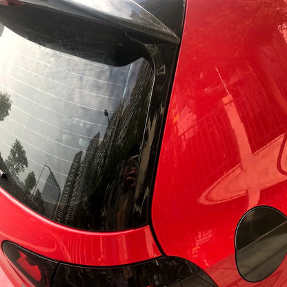 Glossy Black Rear Trunk Spoiler Wing Lip for VW Golf MK6 GTI R GTD Side Wing Carbon Fiber Window Trim Cover Diffuser Car Styling