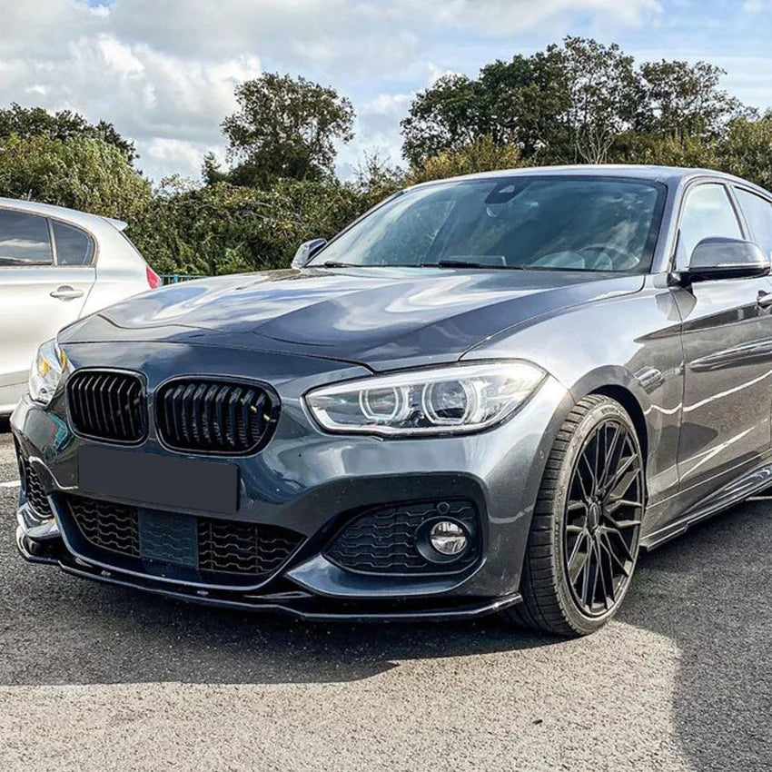 Front Bumper Lip Carbon Fiber for BMW 1 Series  F20 F21 M-Pack 118i 120i 2015-2019 Splitter Trim Spoiler Lip Car Accessories