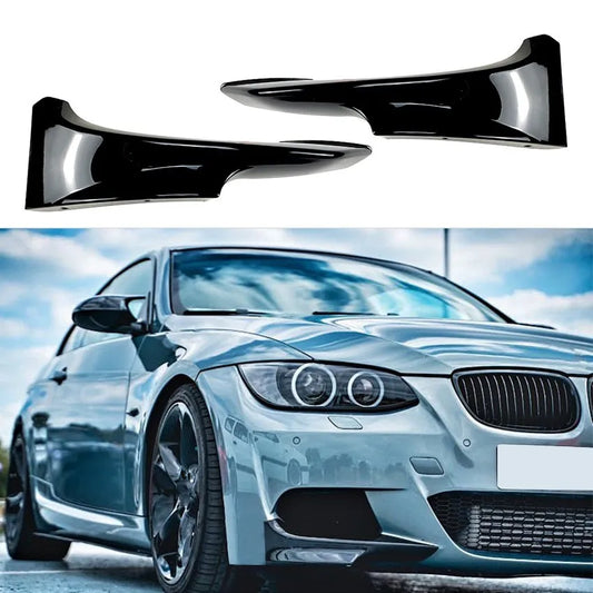 For BMW 3 Series E92 E93 M-Tech 2006-2013 Front Bumper Lip Angle Diffuser Splitter Spoiler Protector Body Kit Exterior Tuning