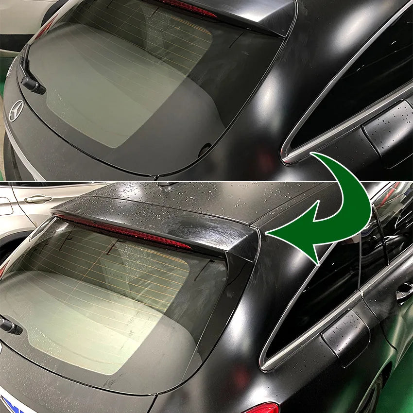 2 PCS Car Rear Side Roof Tail Wing Spoiler for Mercedes Benz CLS Class C218 Back Diffuser Splitte Black Trunk Lip Car Styling