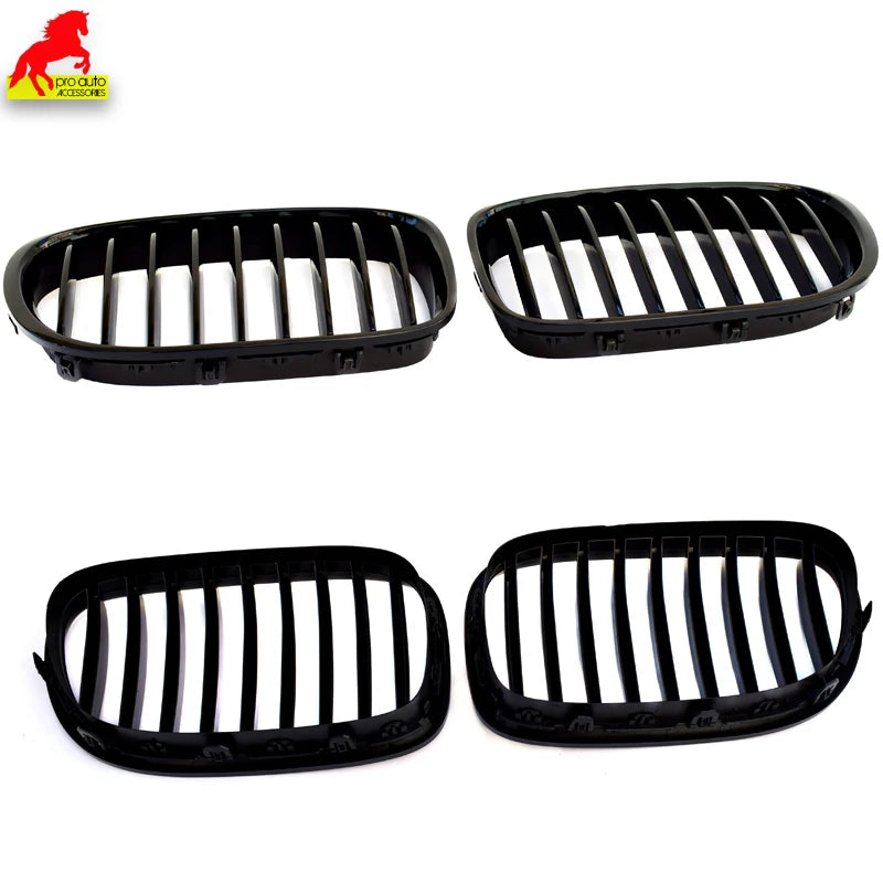 Car Grilles Front Bumper Kidney Grill Mesh for BMW 7 Series F01 F02 F03 F04 730Li 740Li 750Li 760Li 2009 - 2015 Black Grille