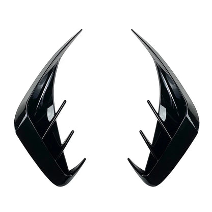 2 PCS Rear Bumper Canard  Lip Body Kit Spoiler Splitter For BMW 3 Series G20 M Sport 320i 330i 2019-2022 Black Car Accessories