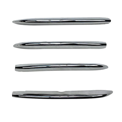 4Pcs Front Bumper Splitter Fog Light Grille Trim Strips for Mercedes Benz CLA Class C118 CLA200 260 AMG 2020+ Car Cover Spoiler