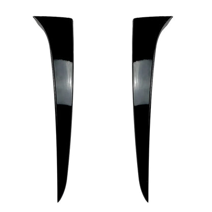 2PCS Car Rear Window Trim Trunk Spoiler Side Wing for SKODA KAMIQ Bright Black Splitter Cover Sticker Car Accessories Decoration