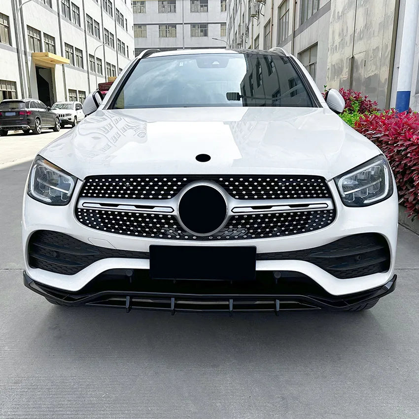 Front Bumper Lip Spoiler Splitter Body Kit Guards For Mercedes Benz GLC Class X253 GLC200 260 300 2020-2022 AMG Car Accessories