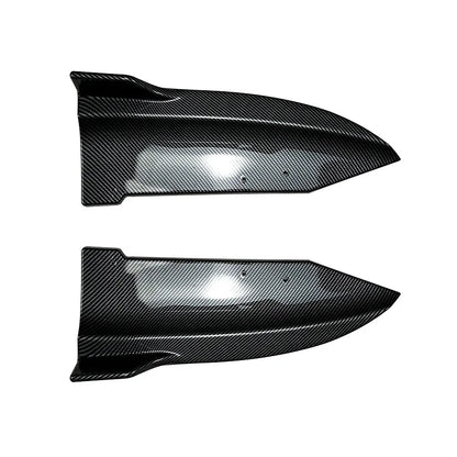 2PCS Rear Bumper Splitter Canard Apron Cover Trim for BMW X6 G06 Pre-LCL M Sport 2020-2022 Glossy Black ABS Car Accessories