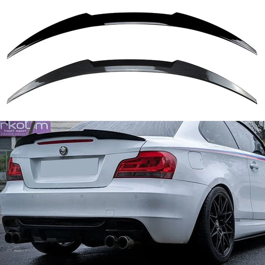 Car Spoiler Rear Bumper Diffuser for BMW 1 Series E82 E88 Coupe 2005-2011 Tail Wing Trim Cover Splitter Sticker Black Decoration