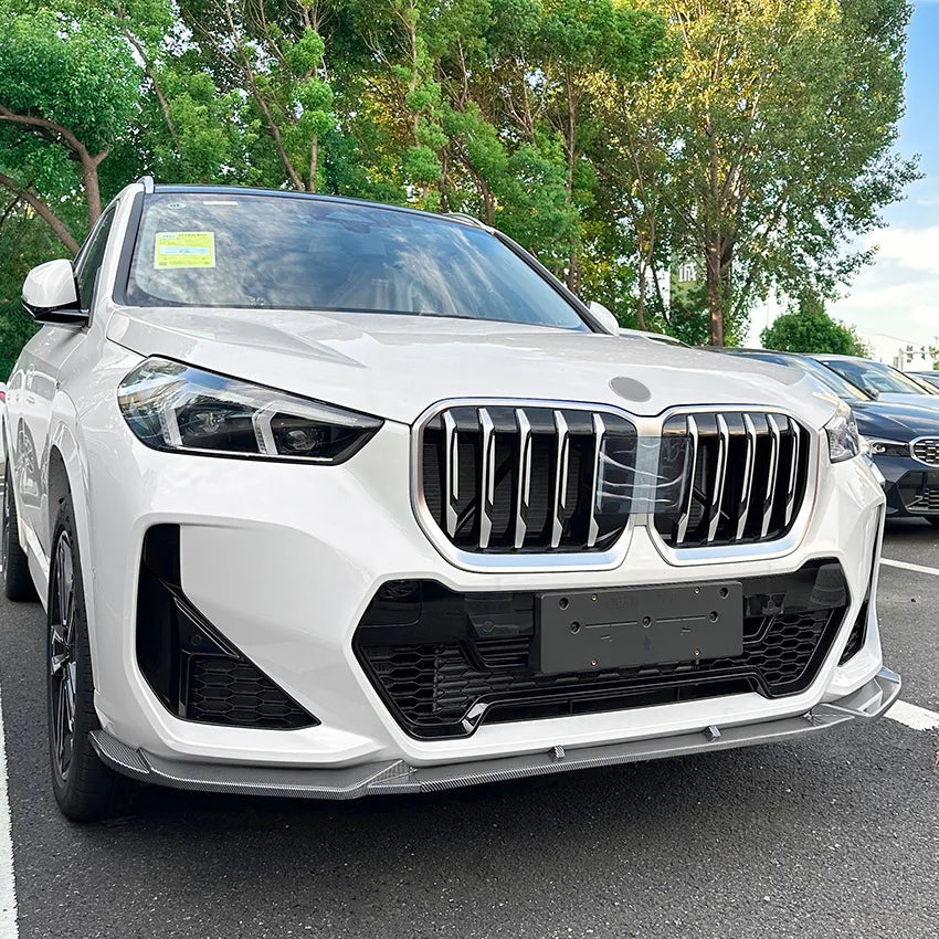 Glossy Black Front Bumper Lip Splitter Diffuser Lip Auto Body Kit Spoiler for BMW X1 U11 M Sport 2023+ Car Accessories Novelty