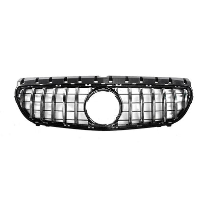 ABS Black Silver Grill Replacement Front Bumper Radiator GT Grille for Mercedes Benz B Class W246 2012-2014 Diamonds Grilles