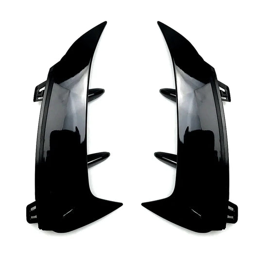 2 PCS W177 Front Bumpers Air Vent Lip Cover for Mercedes Benz A-Class A180 A200 A220 AMG Hatchback Car Trim Spoiler Canards Fin