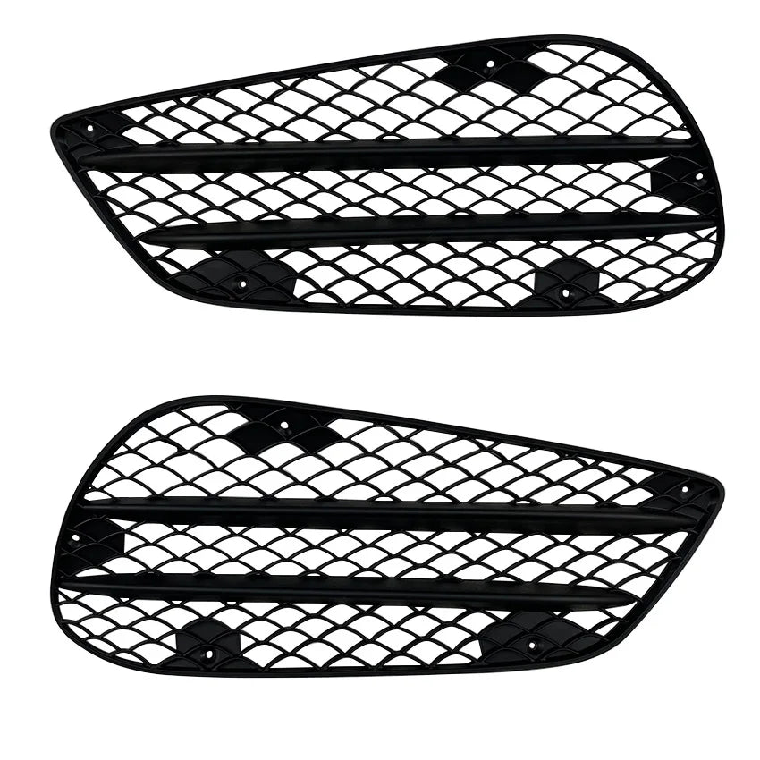 2 Pcs Front Bumper Grille Spoiler Splitters Lip For Mercedes Benz E Class W212 4-Doors AMG 2013-2015 Car Side Canards Trims