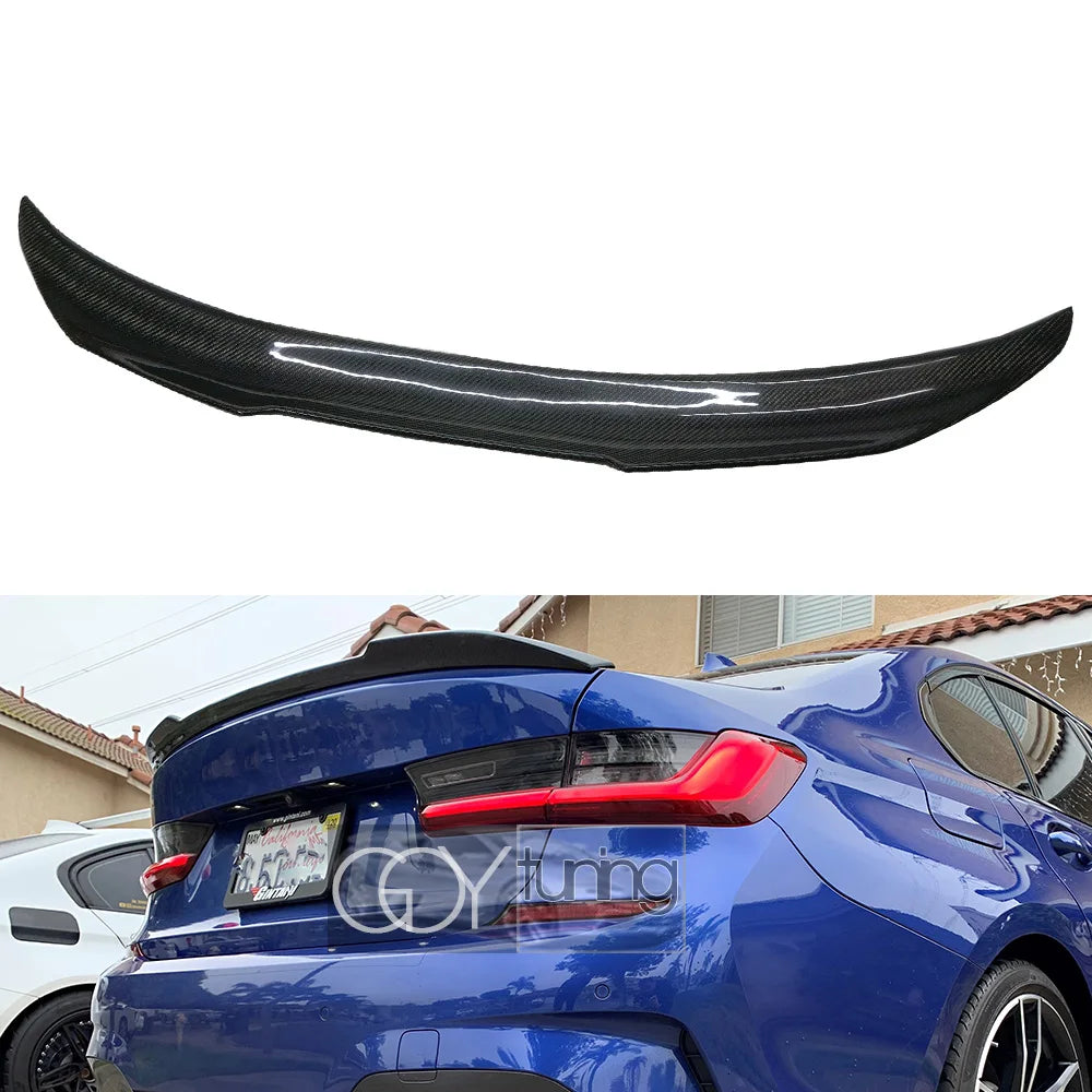 Carbon Fiber Rear Trunk Spoiler Duck-tail Deck Wing for BMW New 3 Series G20 (2019 - 2024), M3 G80, Perfect Fitment