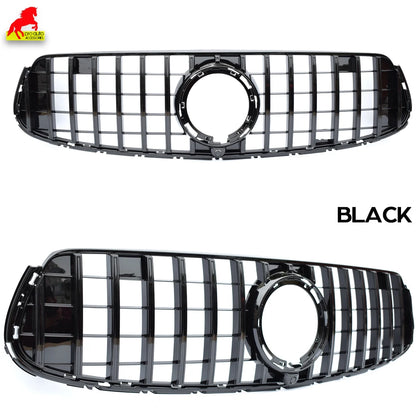 W253 Car Racing Gt Grill for GLC Class X253 C253 Coupe 2020-2022 GLC 250 GLC300 GLC43 Front Bumper Grille Radiator Replacement