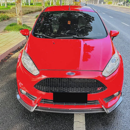 Auto Front Bumper Lip for Ford Fiesta MK6 ST 2012-2017 Front Shovel Spoiler Splitter Body Kit Exterior Modification Car Styling