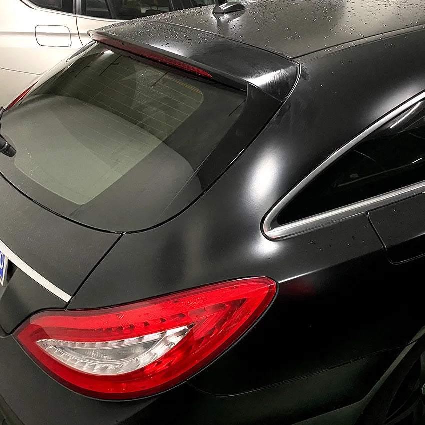 2 PCS Car Rear Side Roof Tail Wing Spoiler for Mercedes Benz CLS Class C218 Back Diffuser Splitte Black Trunk Lip Car Styling