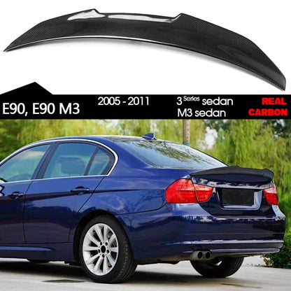 Carbon Fiber Rear Trunk Spoiler Boot Wing for BMW 2005 - 2011 3 Series 4-Door Sedan E90 316i 318i 320i 320d 325i 330i 335i M3