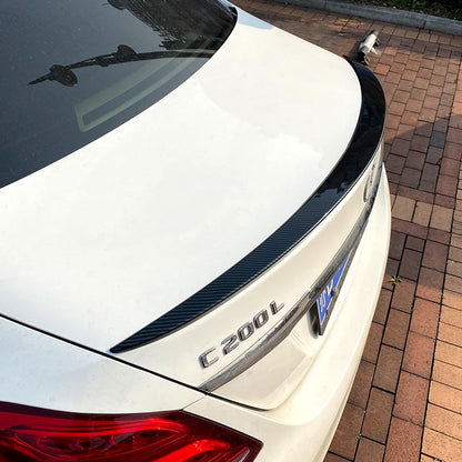 Car Rear Roof Trunk Spoiler For Mercedes C Class W205 4-door Sedan 2015-2022 Car Tail Wing Rear Trunk Lip Spoiler Trim Styling