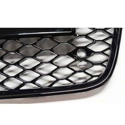 Car Glossy Black Front Bumper Grille Applicable for Audi Old Model Q7 Honeycomb Grill RSQ7 Style 2006-2015 ABS Plastic Grilles