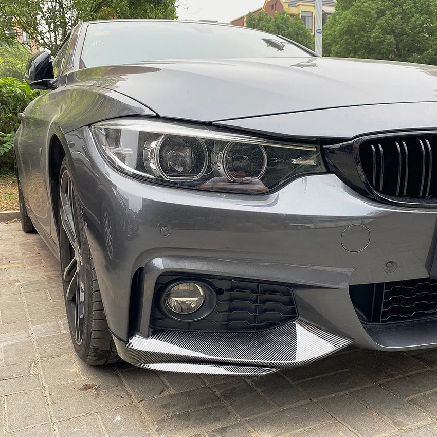 For BMW 4 Series F32 F33 F36 M-Tech 2014-2020 Car Front Bumper Angle Diffuser Splitter Spoiler Protector Canard Exterior Tuning