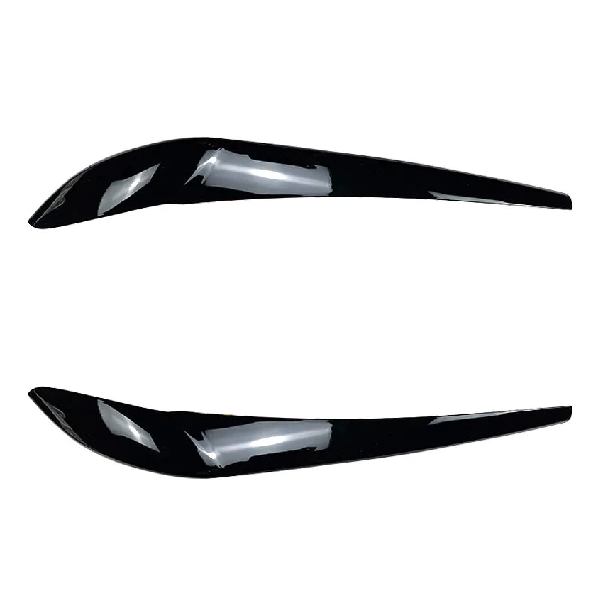 2pcs ABS Gloss Evil Headlight Eyebrows Eyelid Angle Eye For BMW X3 F25 X4 F26 2014-2017 Car Eyelids Lids Body Kit Accessories