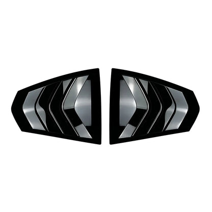 Car Rear Window Triangle Blinds Trim Cover Louver Stickers for BMW 3 Series G20 2019+ 320i 325i 330i Carbon Fiber Car Styling