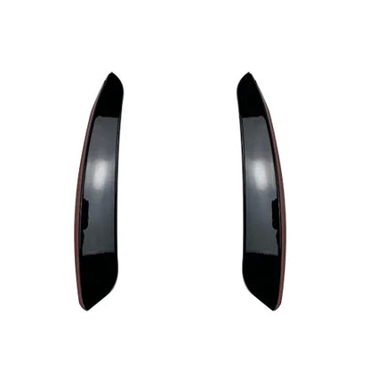 Car Front Bumper Lip Splitter Spoiler Kit Side Canards For Mercedes Benz A Class W177 A180 A200 A220 A35 AMG Stick-on Air Trim