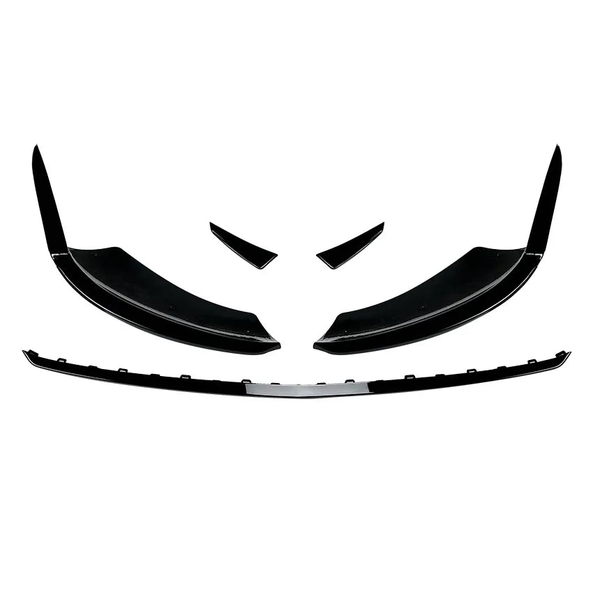 Front Bumper Lip Spoiler + Side Splitter Canard Body Kit for Mercedes Benz C Class W177 2023+ A180 A200 A35 AMG Car Accessories