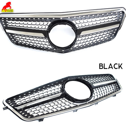 Diamond Grill Front Bumper Grille for Mercedes E Class Sedan W212 Tourer S212 2010 - 2013 E200 E300 E250 Not for E63 Car Grills