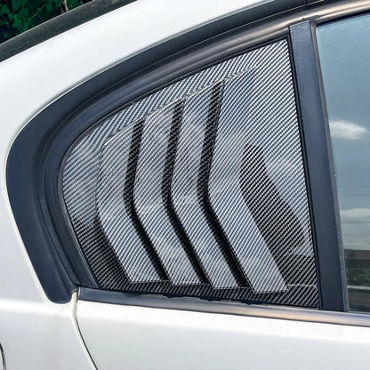 Rear Window Quarter Side Shutter Louvers Trim Cover Air Vent for BMW 3 Series E90 320i 330i M3 2005-2011 Car Stickers Accessory