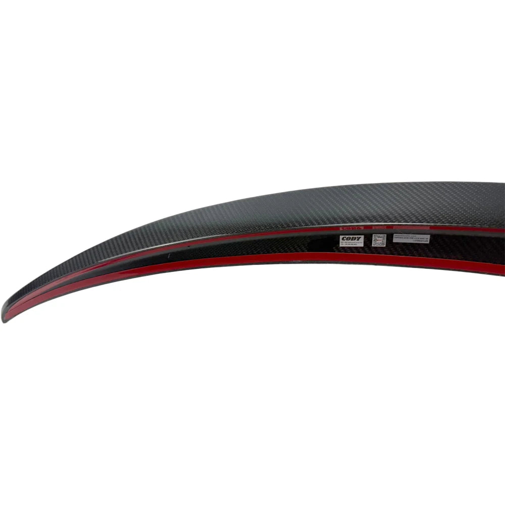 W205 Spoiler, Autoclave Dry Carbon Fiber Rear Trunk Spoiler for Mercedes C Class 2015 - 2020 4-Door C200 C300 C400 C450 C43 C63