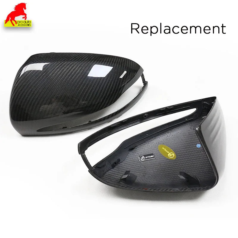 Car Dry Carbon Side Rearview Mirror Cover Trim for Mercedes B W247 C W205 E W213 W238 CLS C257 S W222 GLA H247 GLB X247 GLC W253