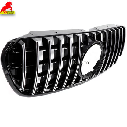 W407 Grills GTR Style Front Bumper Grill for Mercedes X Class 2017-2020 X220d X250d X350d Radiator Grille Mesh Grid Accessories