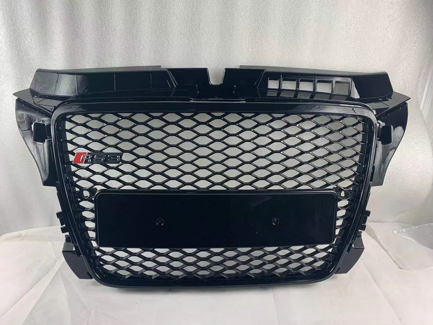 Front Bumper Grill Honeycomb Hood Mesh Grille for Audi A3 a3 up to RS3 Racing Grilles 2009-2013 ABS Plastic Car Accessories