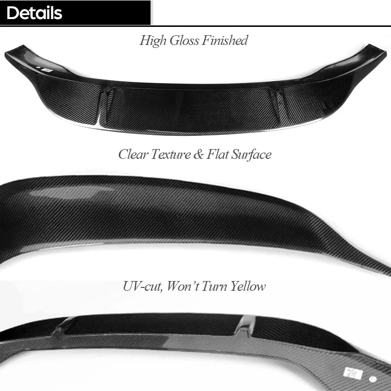 Carbon Fiber Rear Trunk Spoiler for Mercedes E Class A207 C207 W207 2-Door Coupe 2010 - 2016 E200 E220 E250 E300 E350 E400 E500