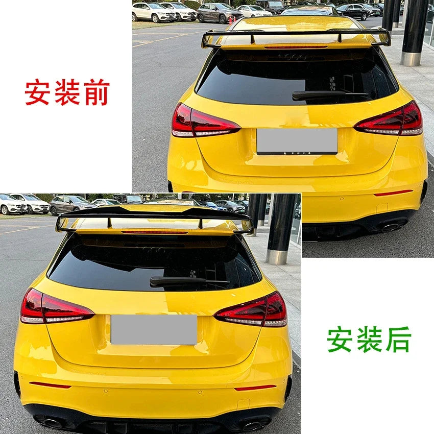 W177 Rear Small Top Tail Wing Spoiler Lip for Mercedes Benz A Class 2018+ A35 A45 AMG Trunk Wing Auto Styling Car Accessories