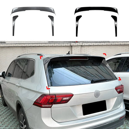 Car Rear Bumper Tail Wing Spoiler Side Wing for VW Tiguan MK2 2017-2023 Ordinary Version To Rline Splitter Diffuser Modification