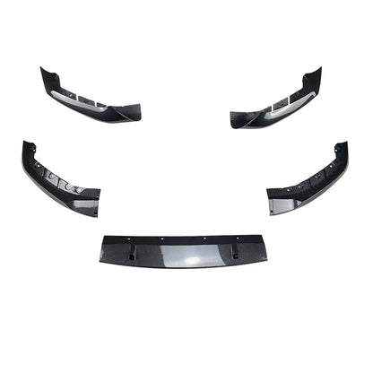 Car Front Bumper Lip Body Kit Spoiler Canard Splitter Diffuser Carbon Fiber for BMW 5 Series G30 M Sport Pre-Facelift 2018-2020